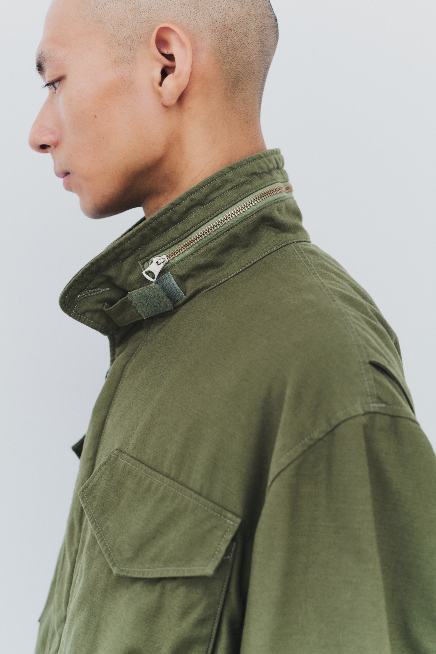 Cotton-Nylon Back-Satin M-1965 Field Jacket