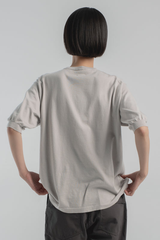 Crewneck Short Sleeve Knit T-Shirts