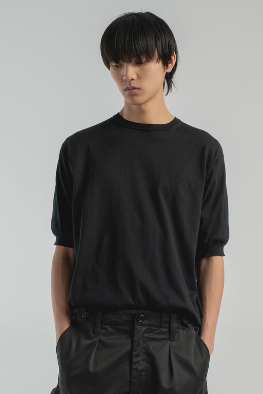 Crewneck Short Sleeve Knit T-Shirts