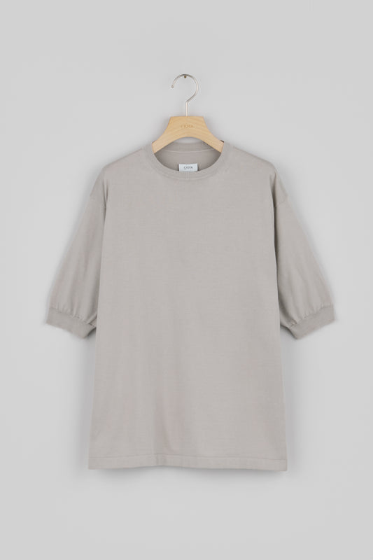 Crewneck Short Sleeve Knit T-Shirt