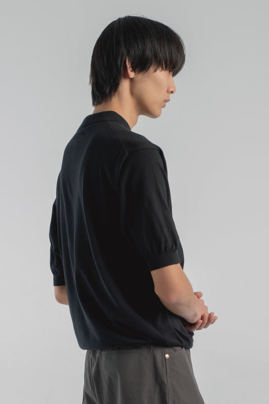 Knit Polo Shirt