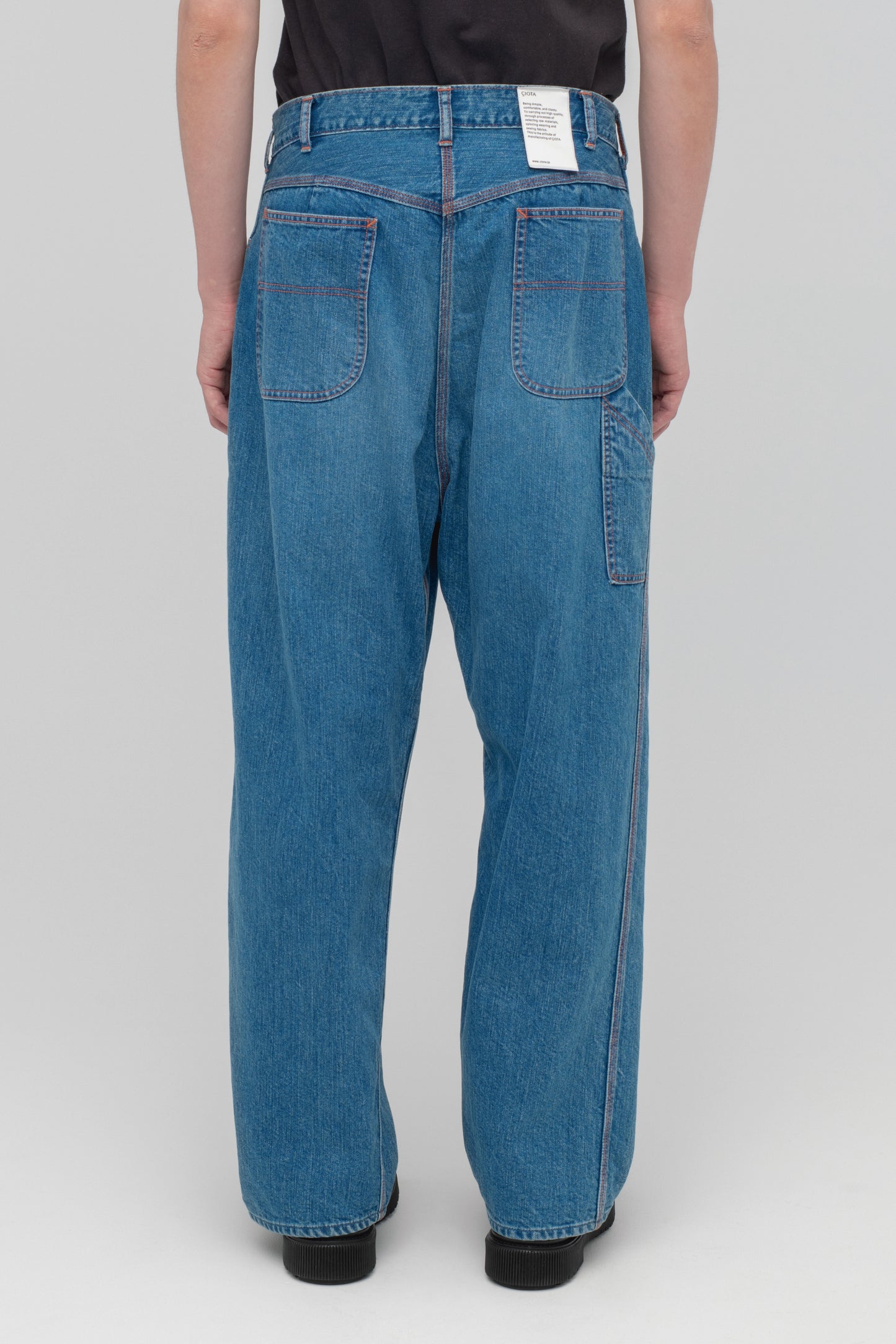 CIOTA パンツ CIOTA (シオタ) Denim Painter Pants Medium Dark Blue Damage