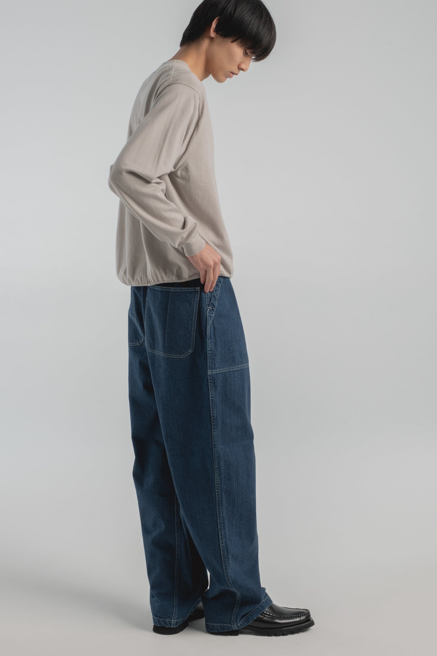 Denim Baker Pants