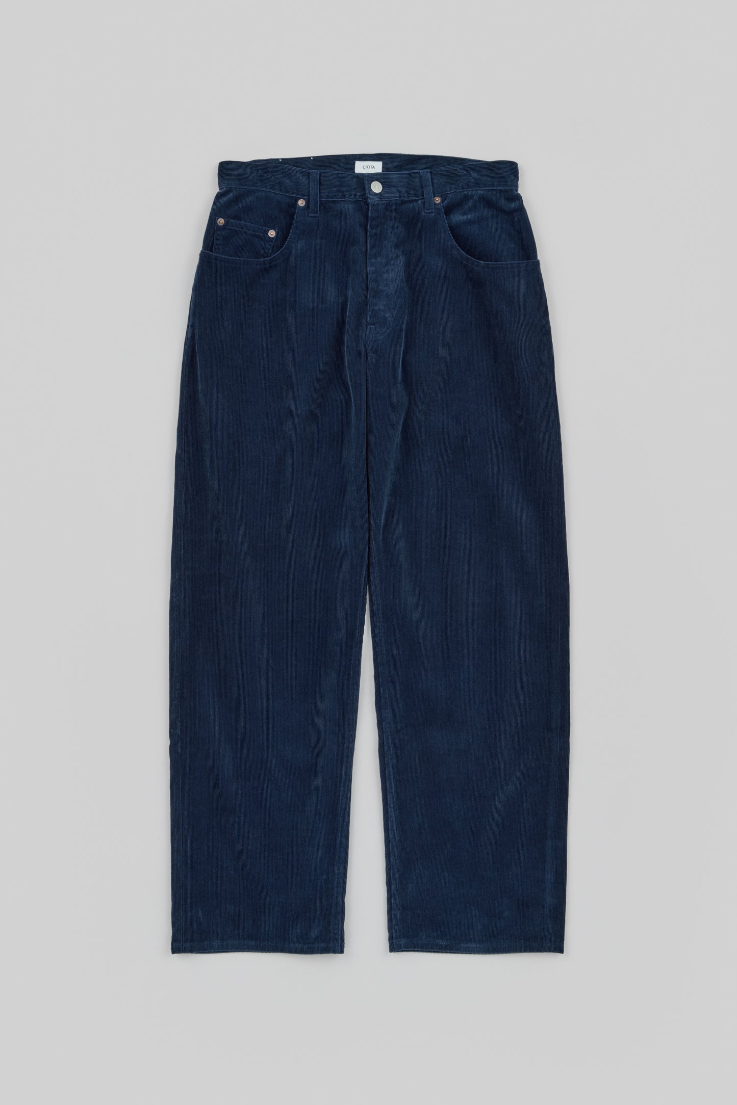 Fine-Wale Corduroy Baggy 5 Pocket Pants