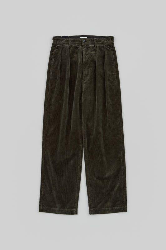 Wide-Wale Corduroy 2 Tuck Pants