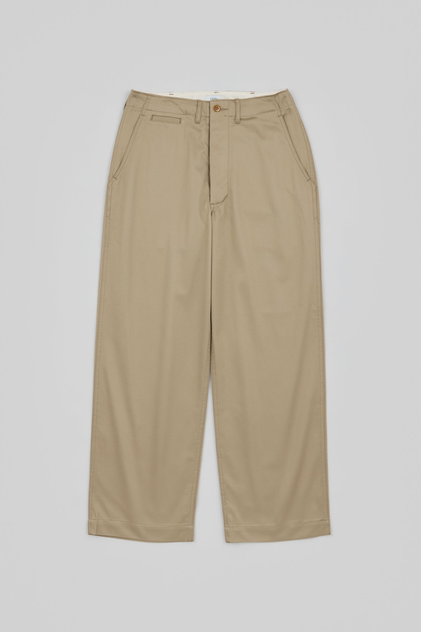 Weapon 45khaki Chino Trousers for CIOTA TOKYO
