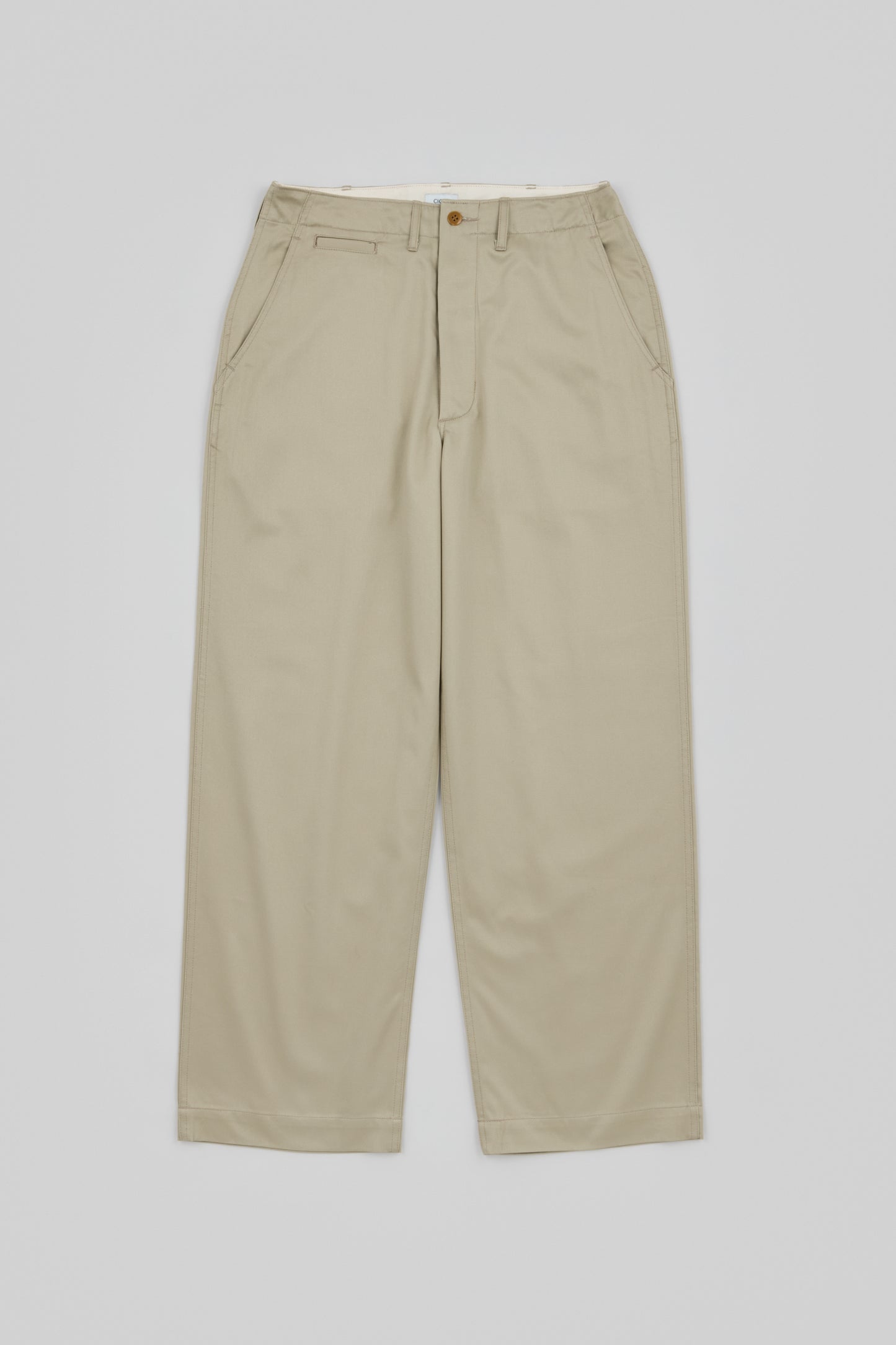 Weapon 45khaki Chino Trousers for CIOTA TOKYO