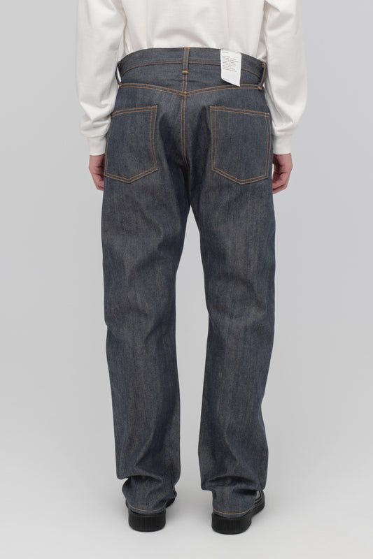 Straight 5 Pocket Pants (Reactive dyeing / Rigid)