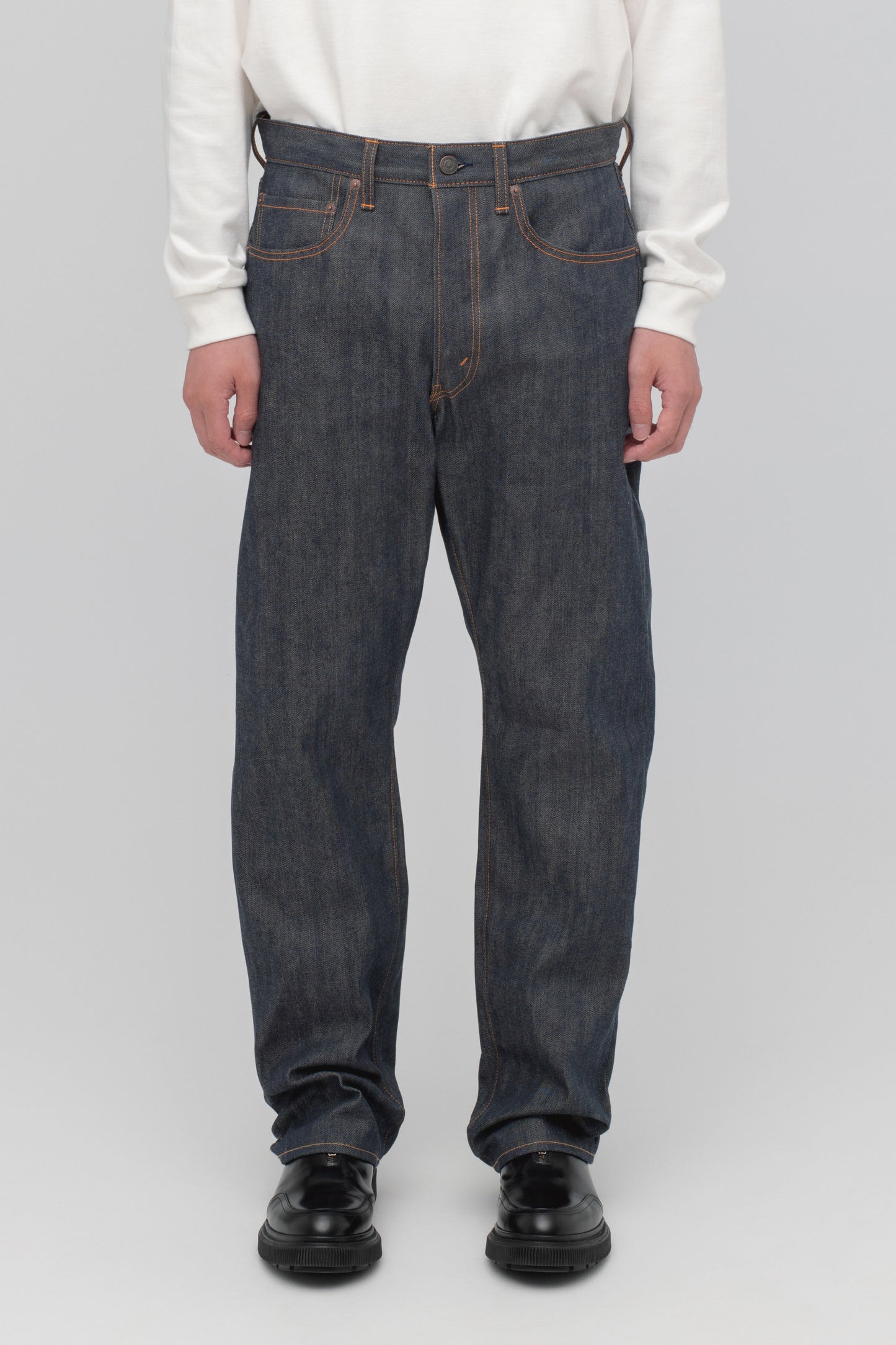 Tapered 5 Pocket Pants (Reactive dyeing / Rigid)