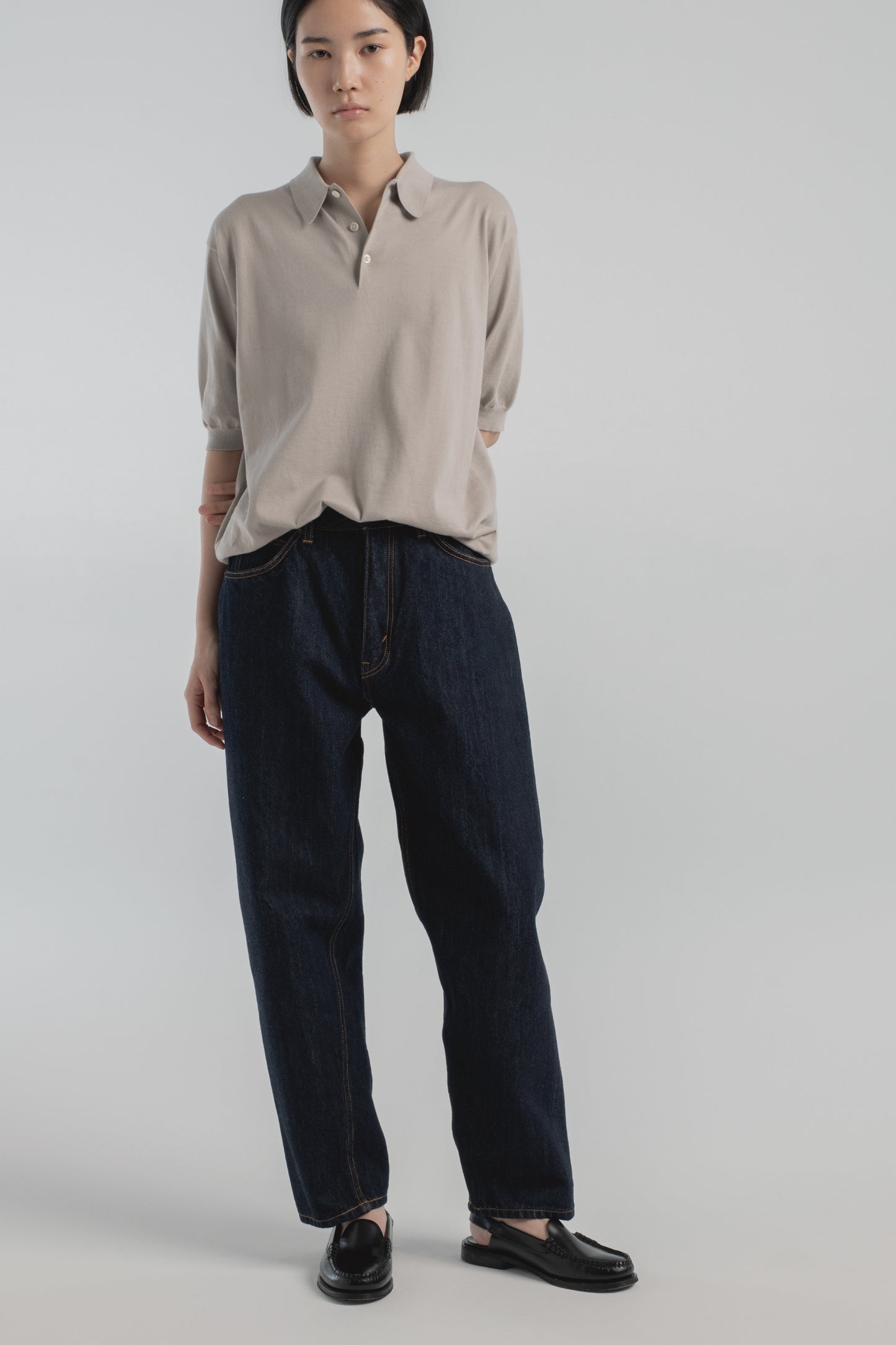 Wide Tapered 5 Pocket Pants