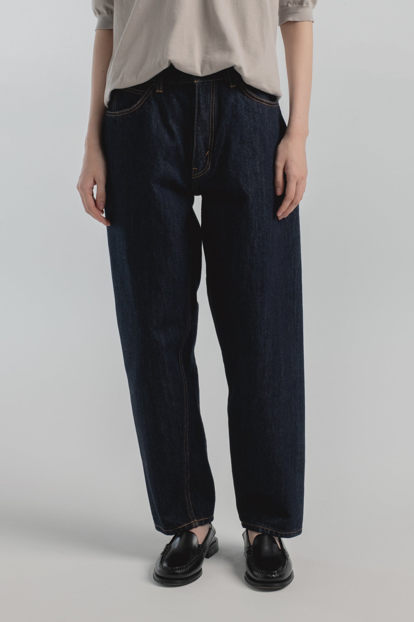 Wide Tapered 5 Pocket Pants