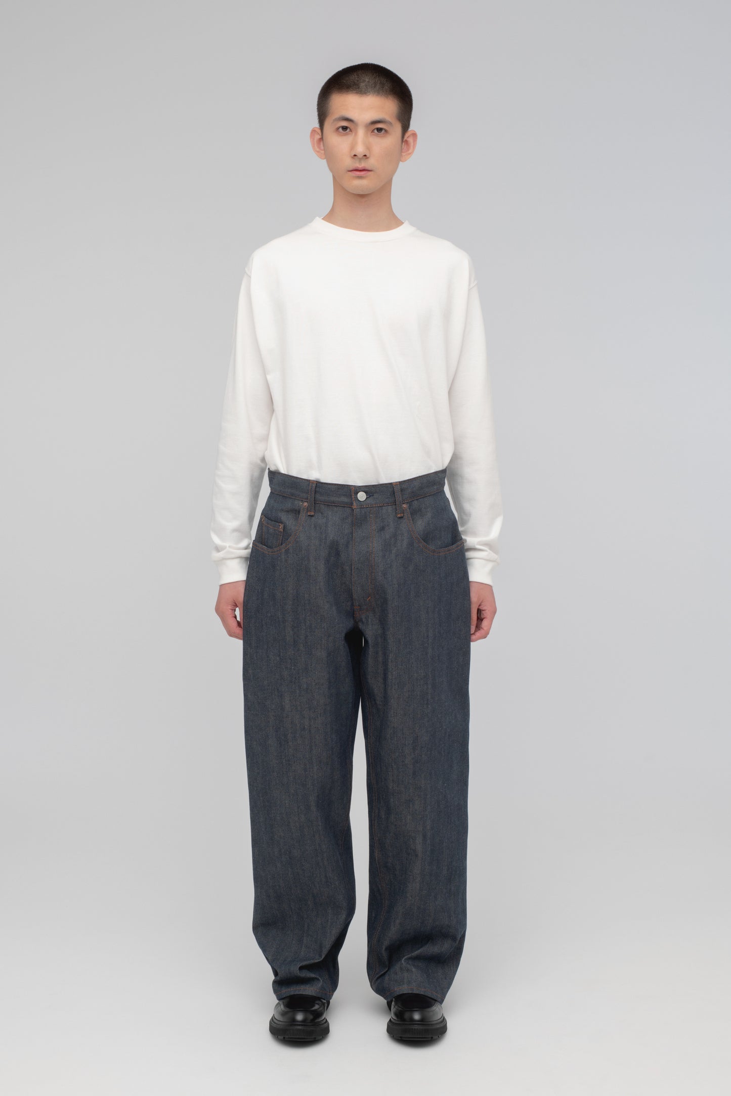 Baggy 5 Pocket Pants (Reactive dyeing / Rigid)