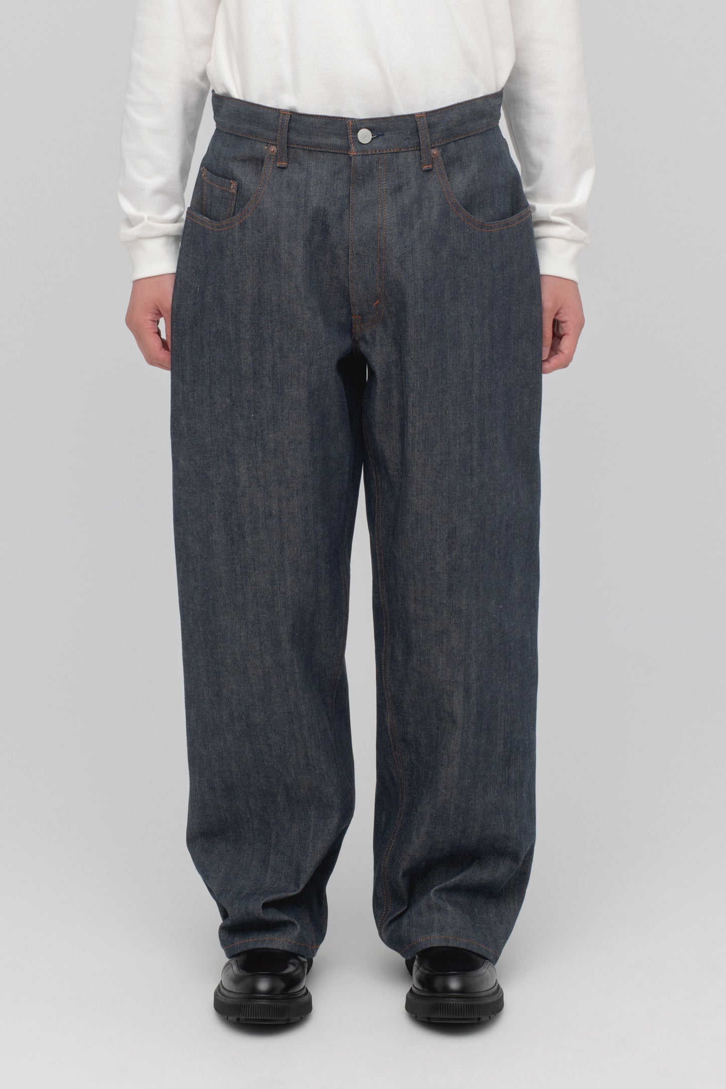 Baggy 5 Pocket Pants (Reactive dyeing / Rigid)