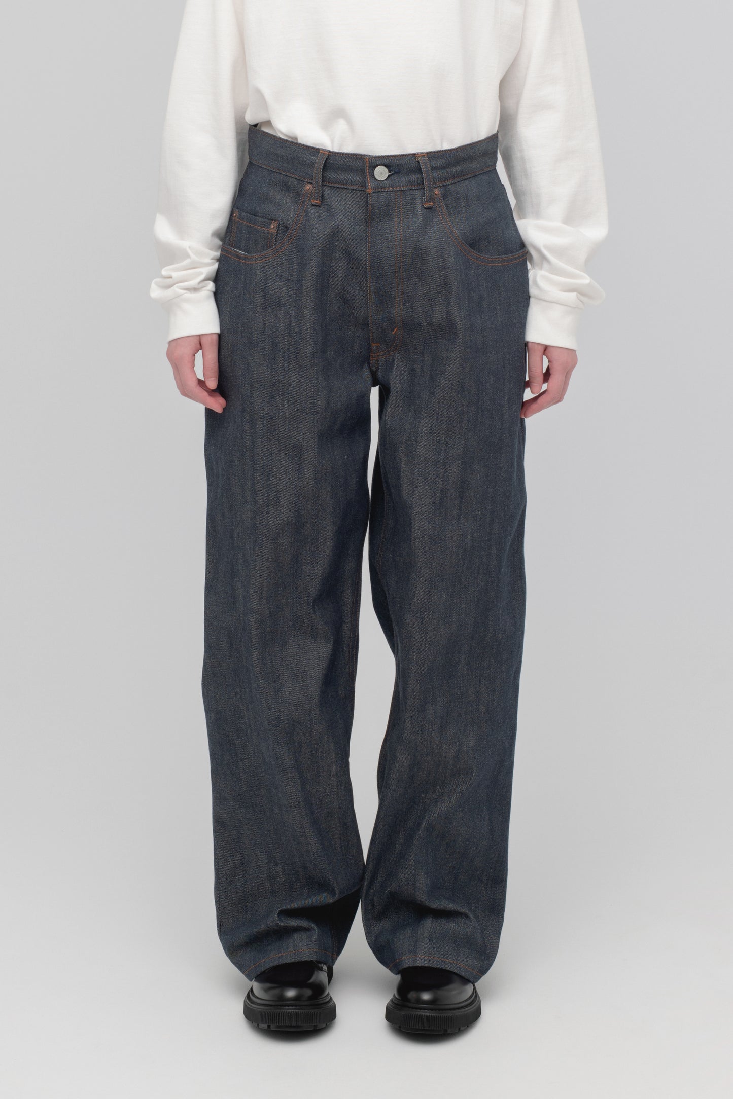 Baggy 5 Pocket Pants (Reactive dyeing / Rigid)