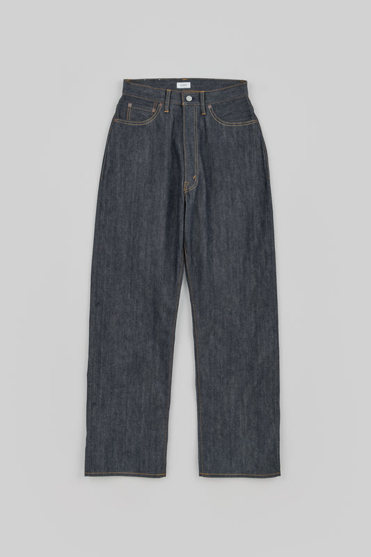 High-rise 5 Pocket Pants (Reactive dyeing / Rigid)