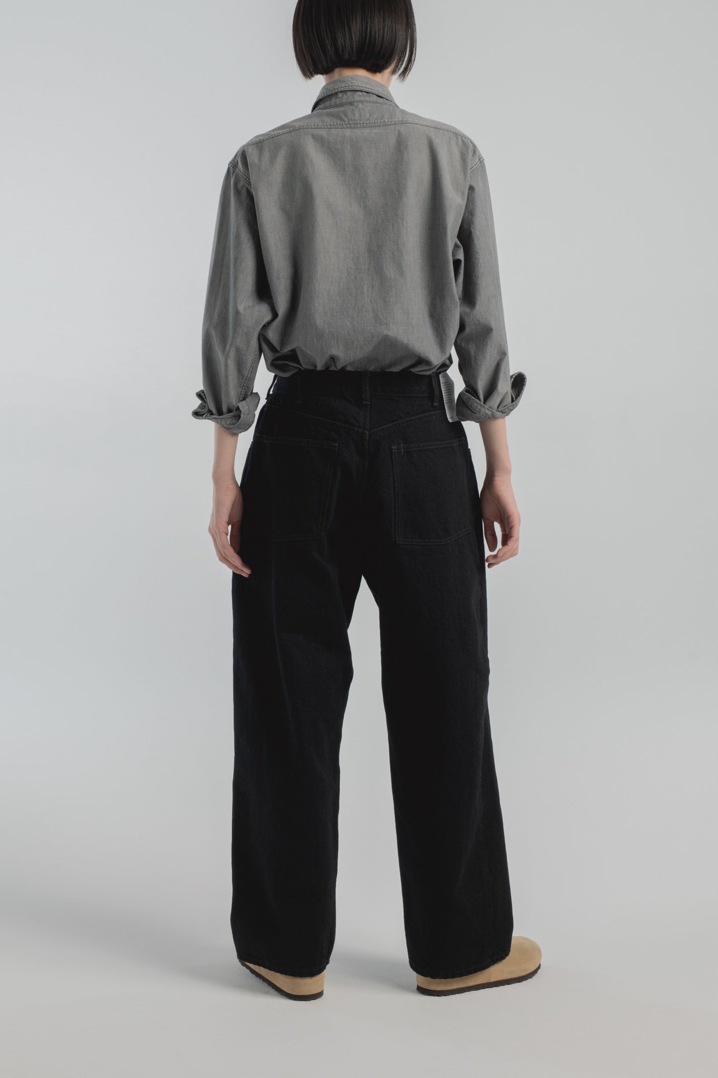 Wide Baggy 5 Pocket Pants