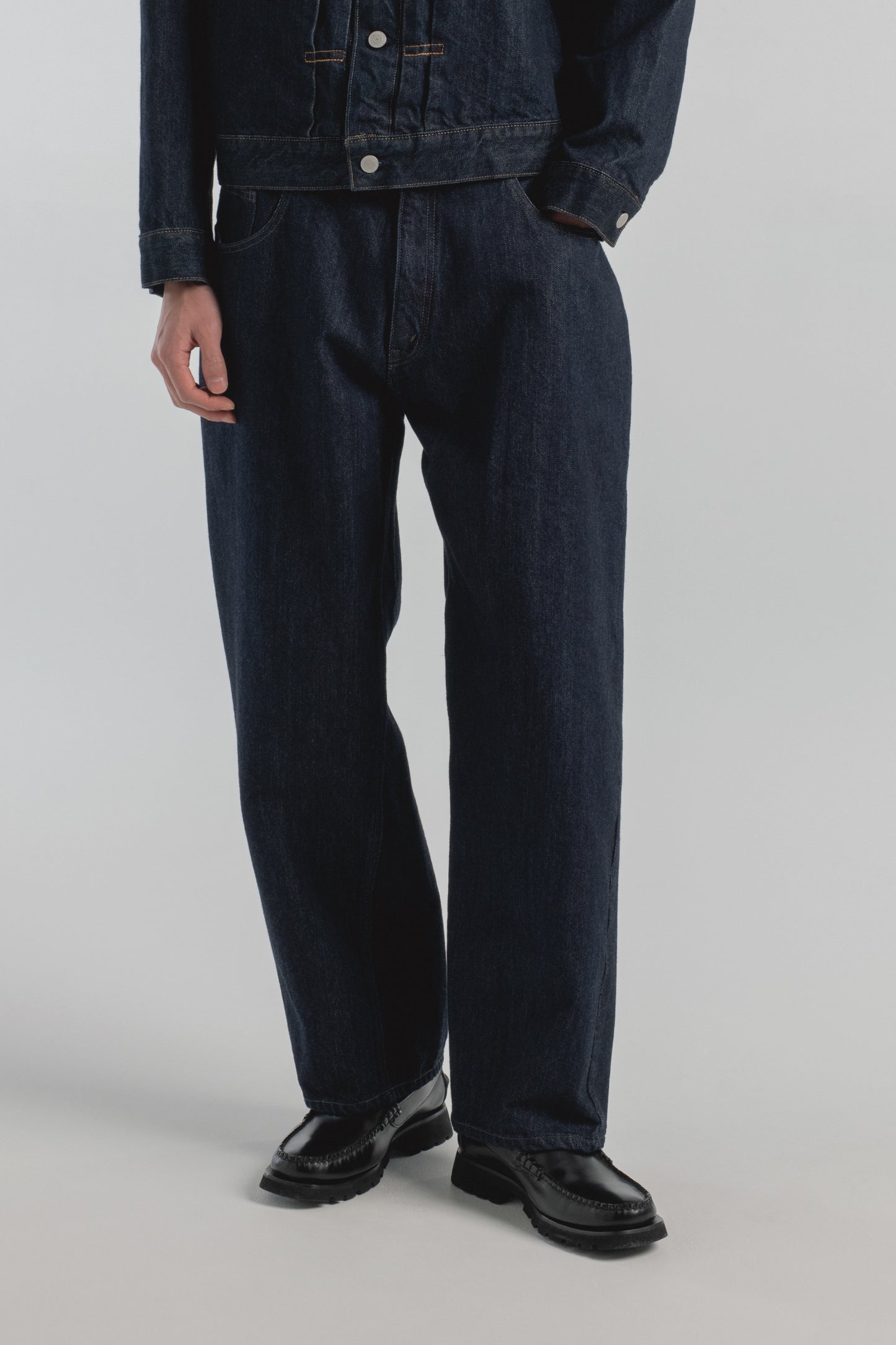 Wide Baggy 5 Pocket Pants