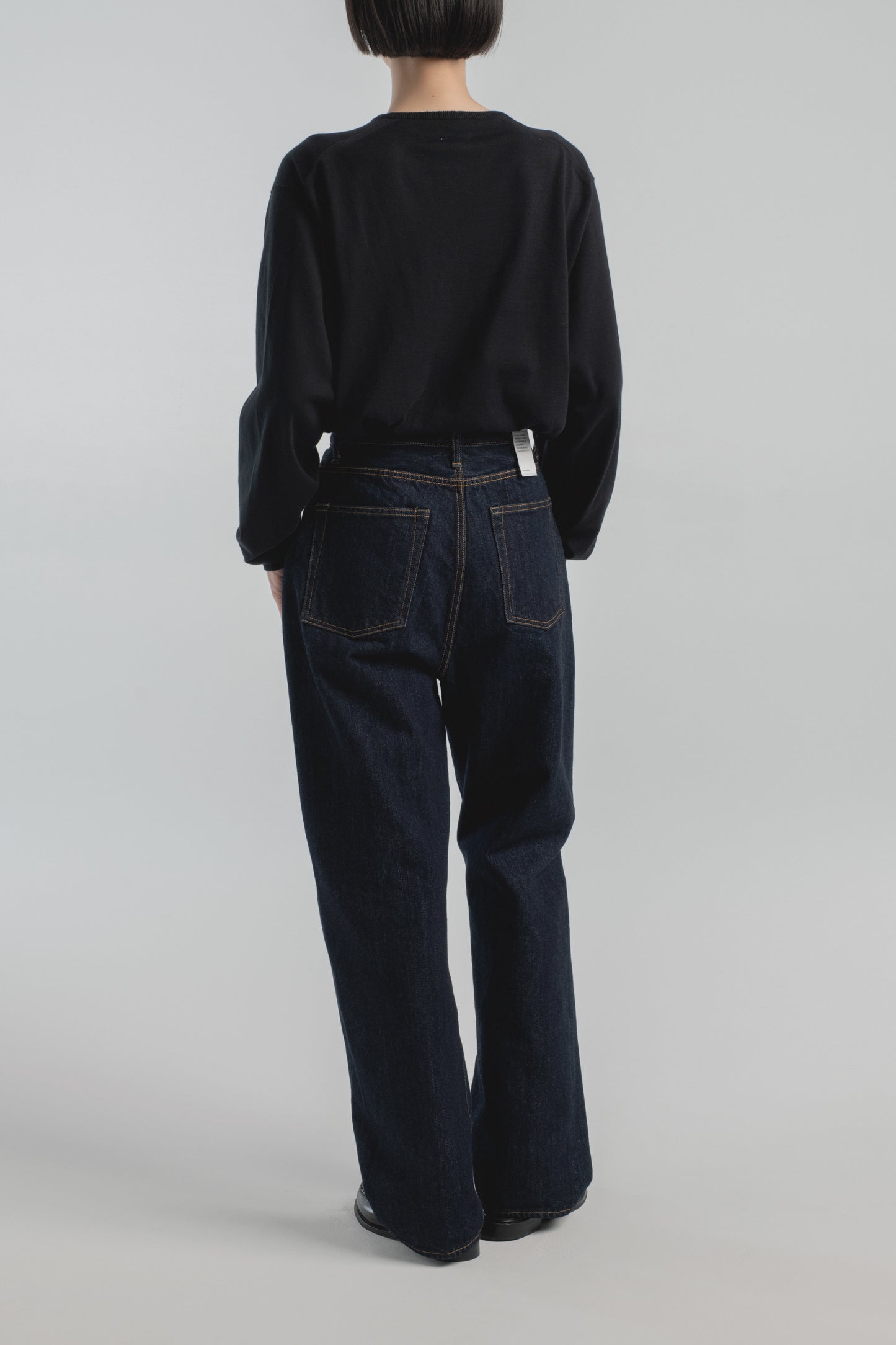 High-rise Straight 5 Pocket Pants