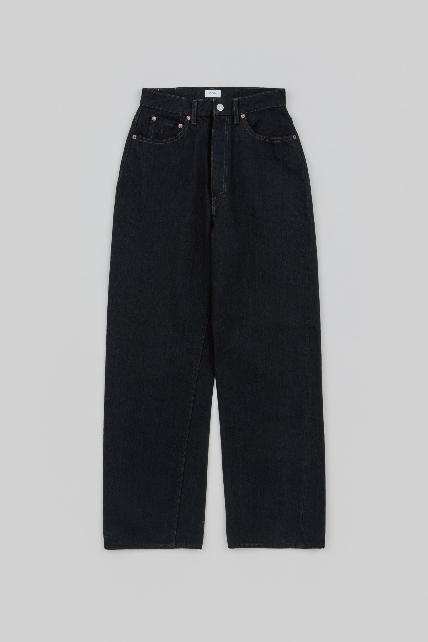 High-rise Straight 5 Pocket Pants