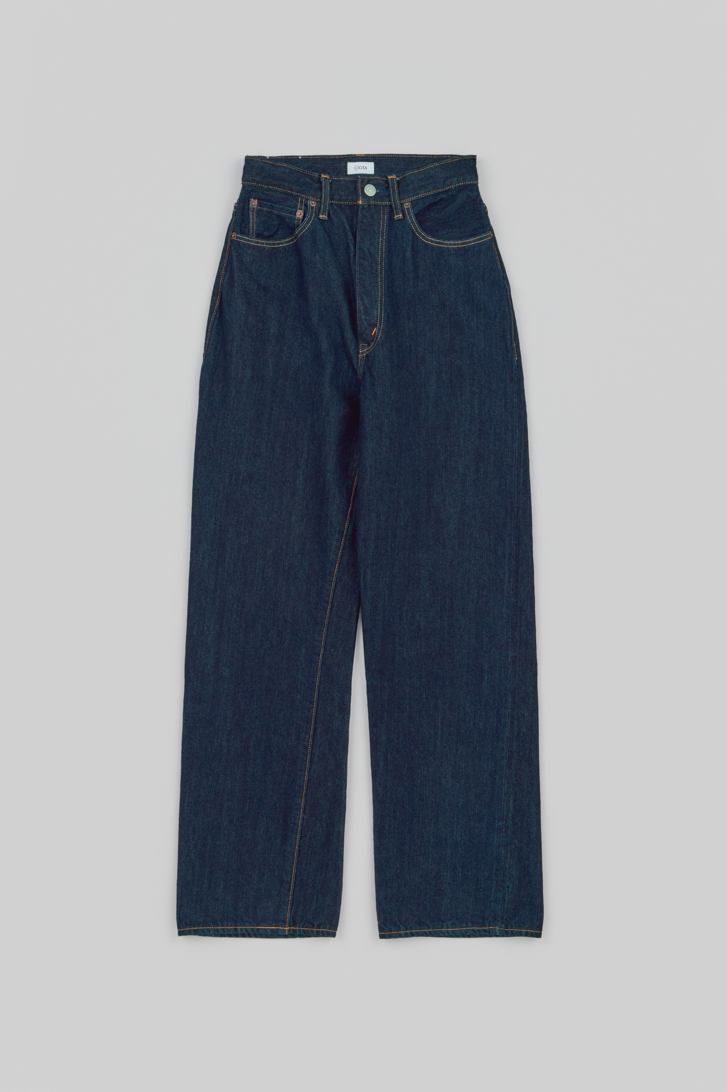 High-rise Straight 5 Pocket Pants