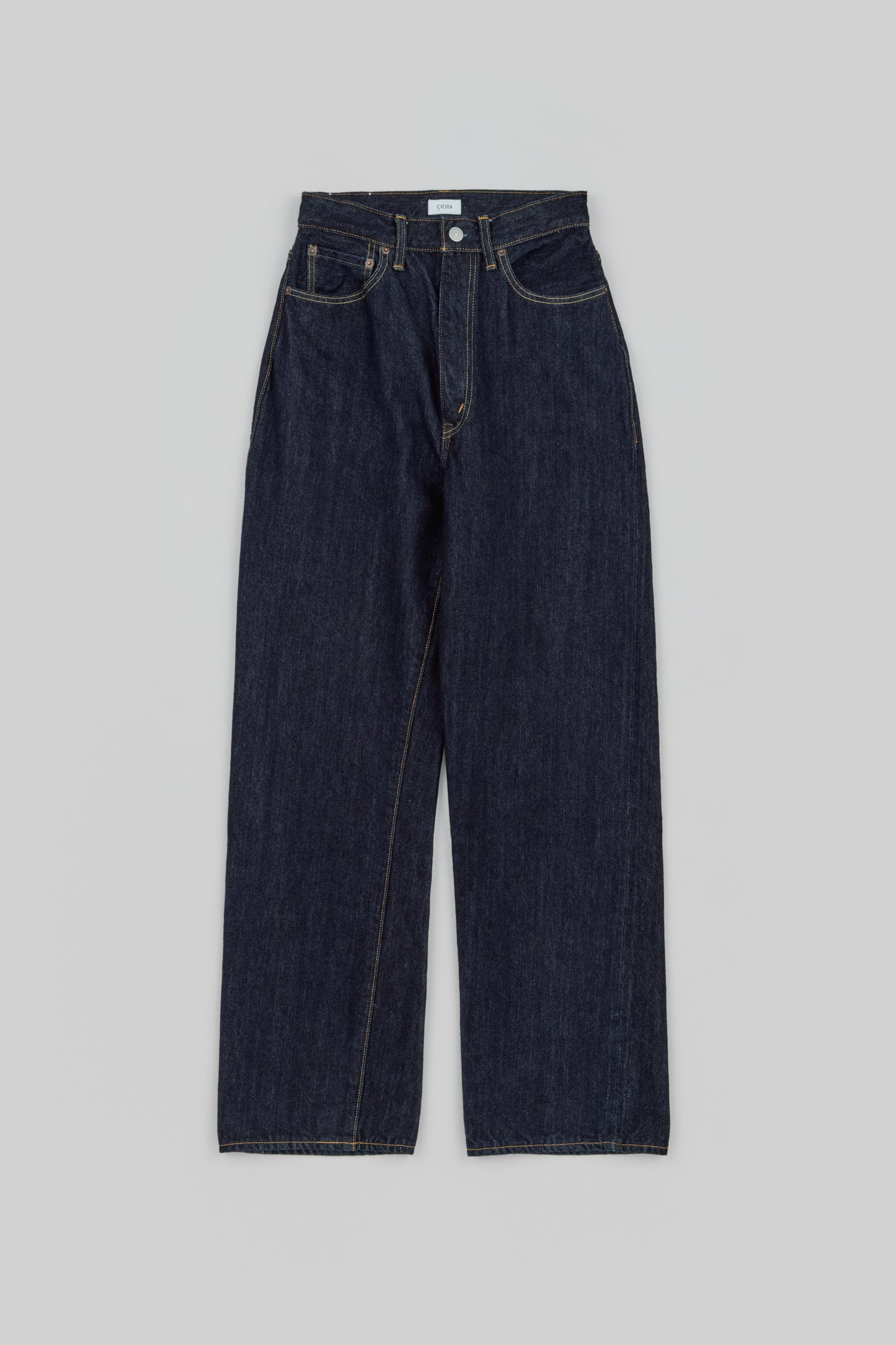 High-rise Straight 5 Pocket Pants