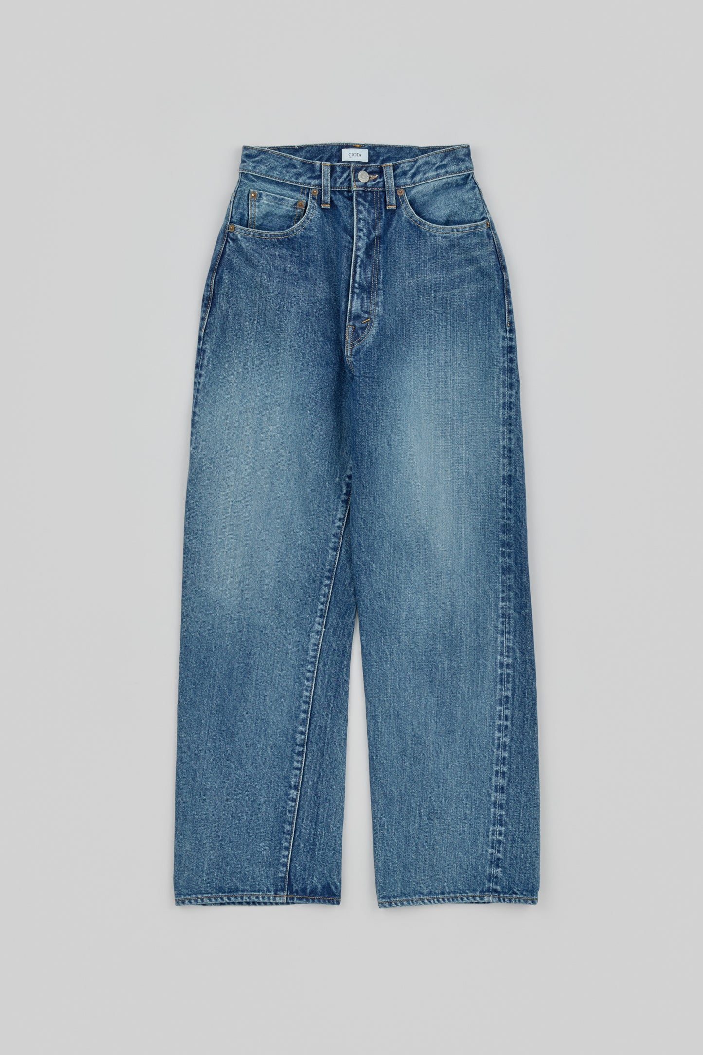 High-rise Straight 5 Pocket Pants