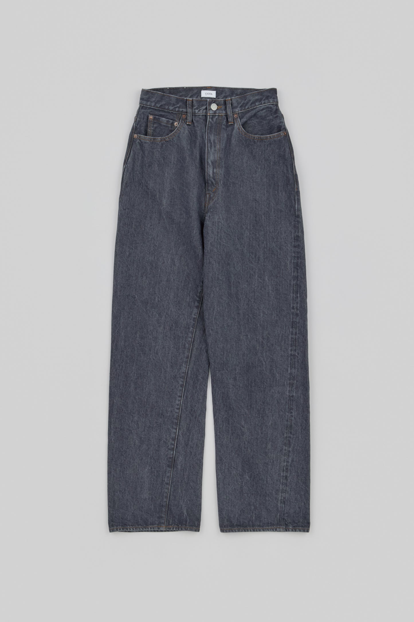 High-rise Straight 5 Pocket Pants