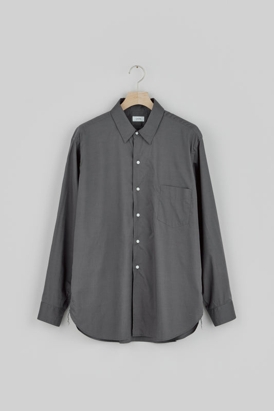 Regular Collar Long Sleeve Shirt (Cotton Rayon)