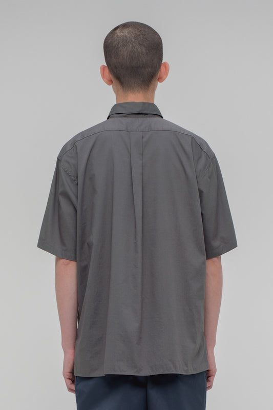 Regular Collar Short Sleeve Shirt (Cotton Rayon)