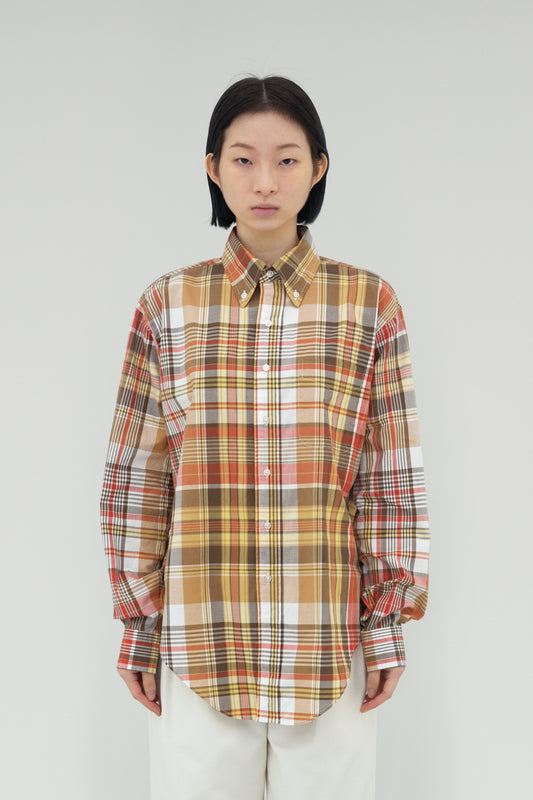 【SALE】Madras B.D Shirt