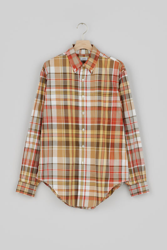 【SALE】Madras B.D Shirt