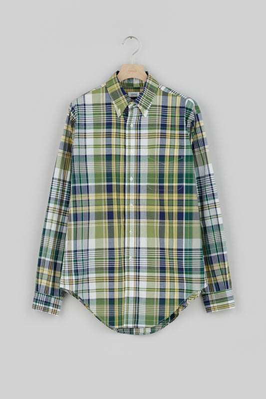【SALE】Madras B.D Shirt