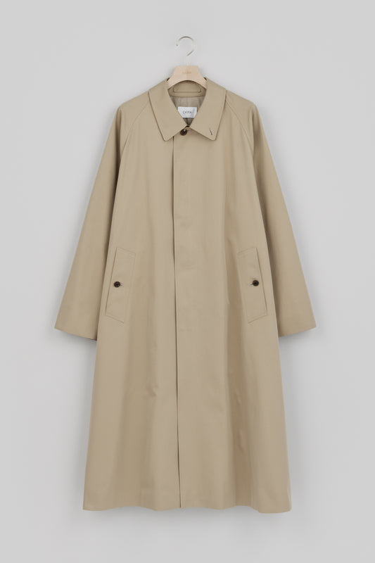 Balmacaan Coat (Gabardine Fabric)