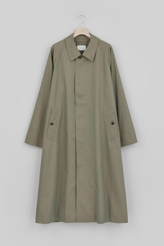 Balmacaan Coat (Gabardine Fabric)