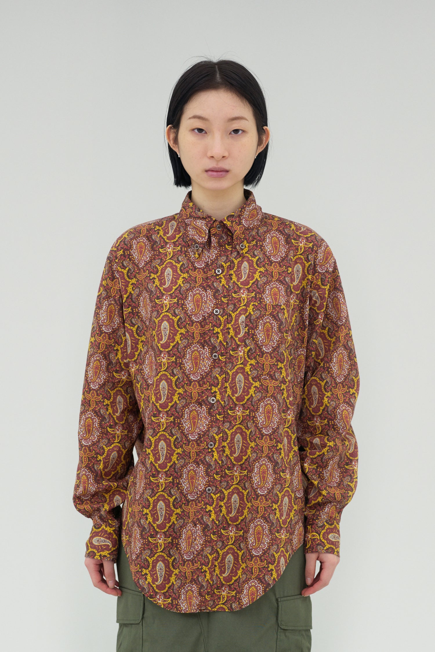 070720○ CIOTA Paisley ＆ Batik B.D Shirt - シャツ
