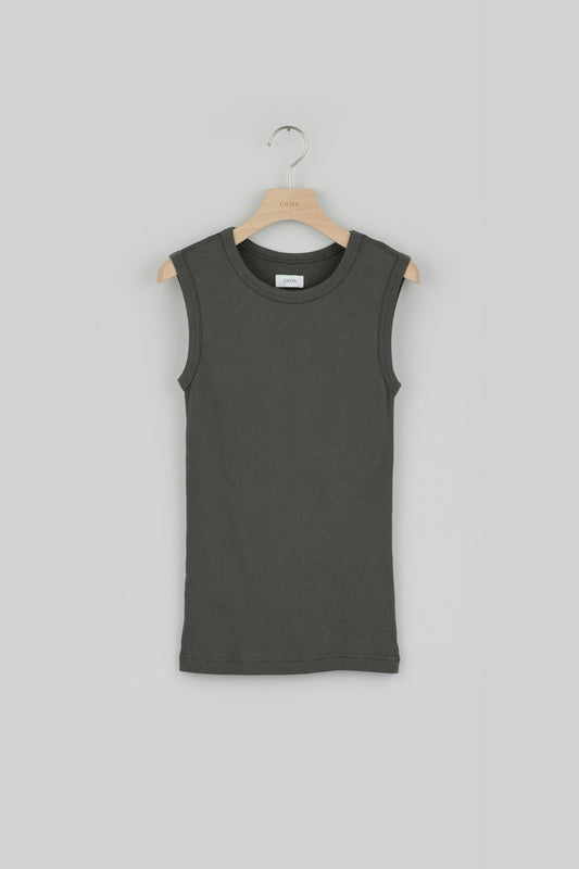 Ribbed Sleeveless Top