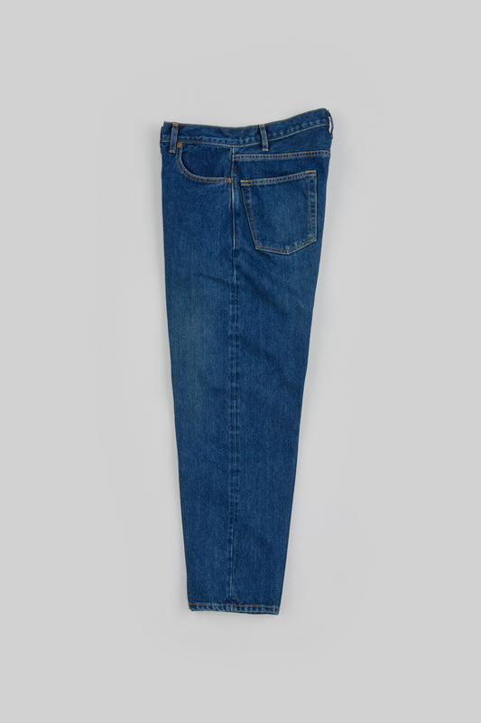 Wide Tapered 5 Pocket Pants（Real Indigo）